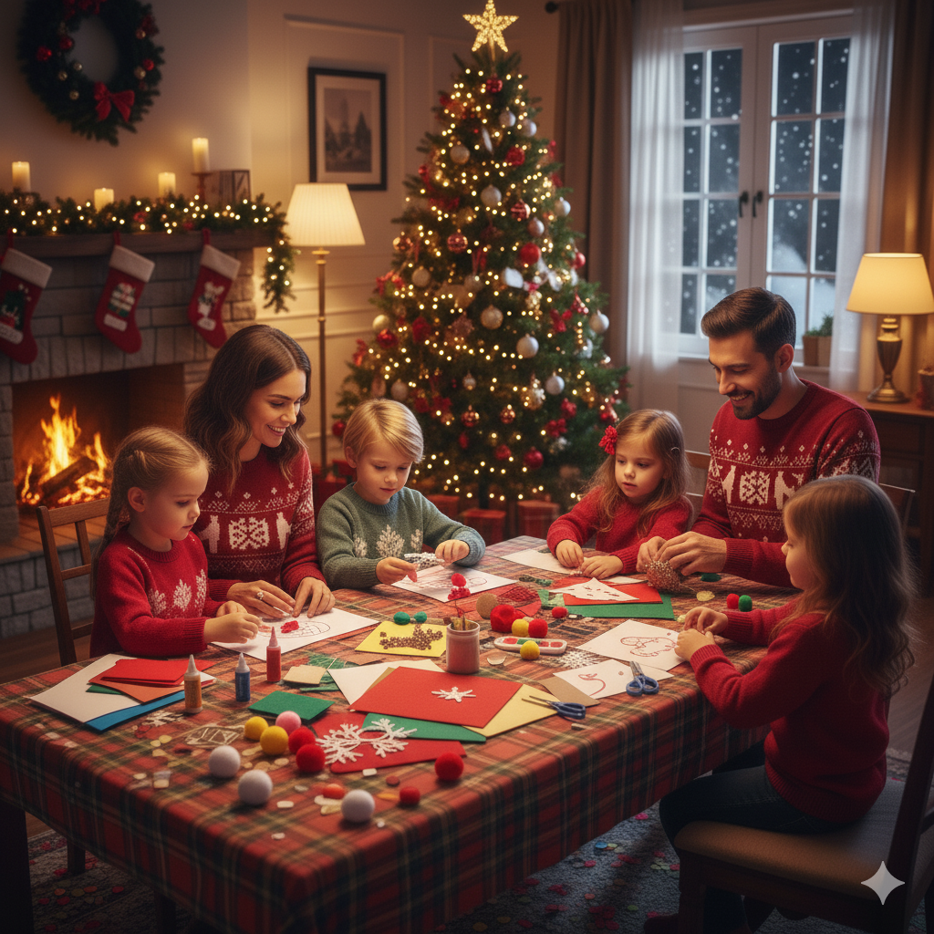 Çocuklarla Yılbaşı: Evde Yapılabilecek El İşi Önerileri