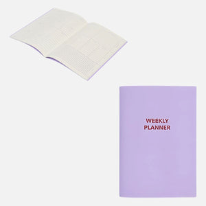 Mor Haftalık Planlayıcı B5 Defter