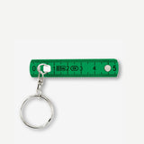 Katlanabilir Anahtarlık Cetvel Yeşil Renk