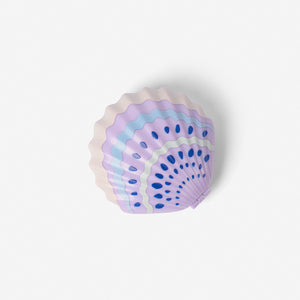 HAIRBRUSH FOLDABLE SHELL W MIRROR
