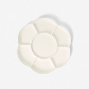 Çiçek Şeklinde Beyaz Boya Paleti