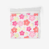 Çiçek Desenli 20'li Küçük Kilitli Poşet