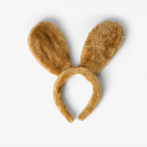 Brown Easter bunny hairband - For adults