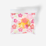 Çiçek Desenli 20'li Küçük Kilitli Poşet