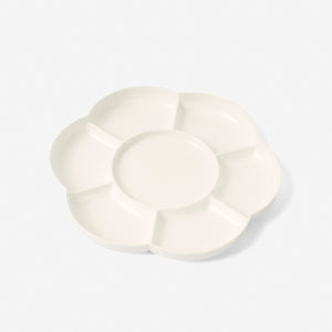 Çiçek Şeklinde Beyaz Boya Paleti