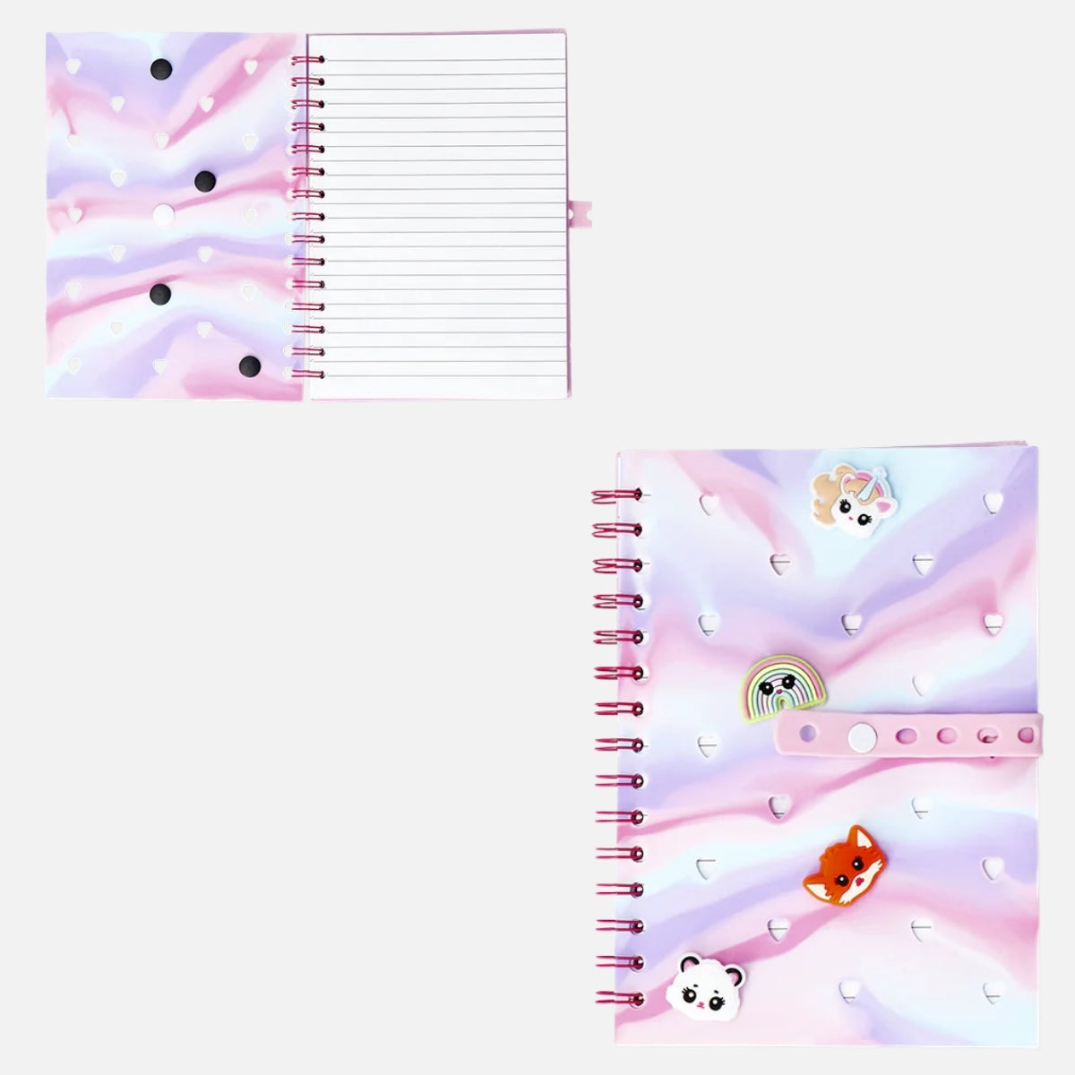 Sevimli Hayvan Detaylı Spiralli Defter