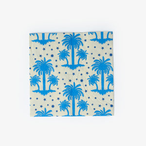 Palmiye Ağacı Desenli Kağıt Peçete 16'lı