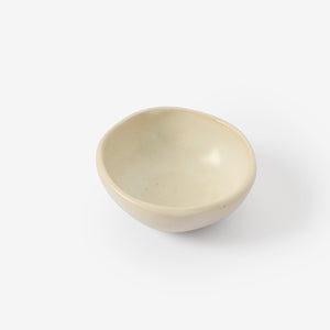 BOWL STONEWARE 10X3.5CM RUSIC IVORY