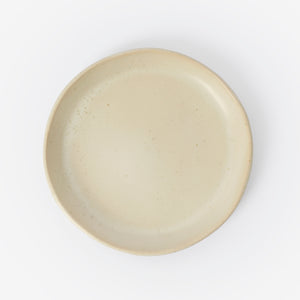 PLATE STONEWARE DIA. 20CM RUSIC IVORY