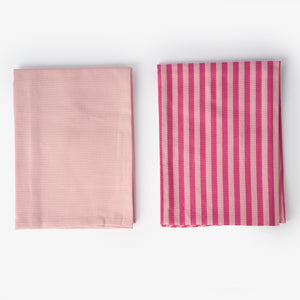 Pembe Çizgili 2'li Mutfak Bezi
