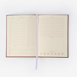 Bordo Tarihsiz Planlayıcı