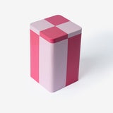 Pembe Blok Renkli Büyük Metal Kutu