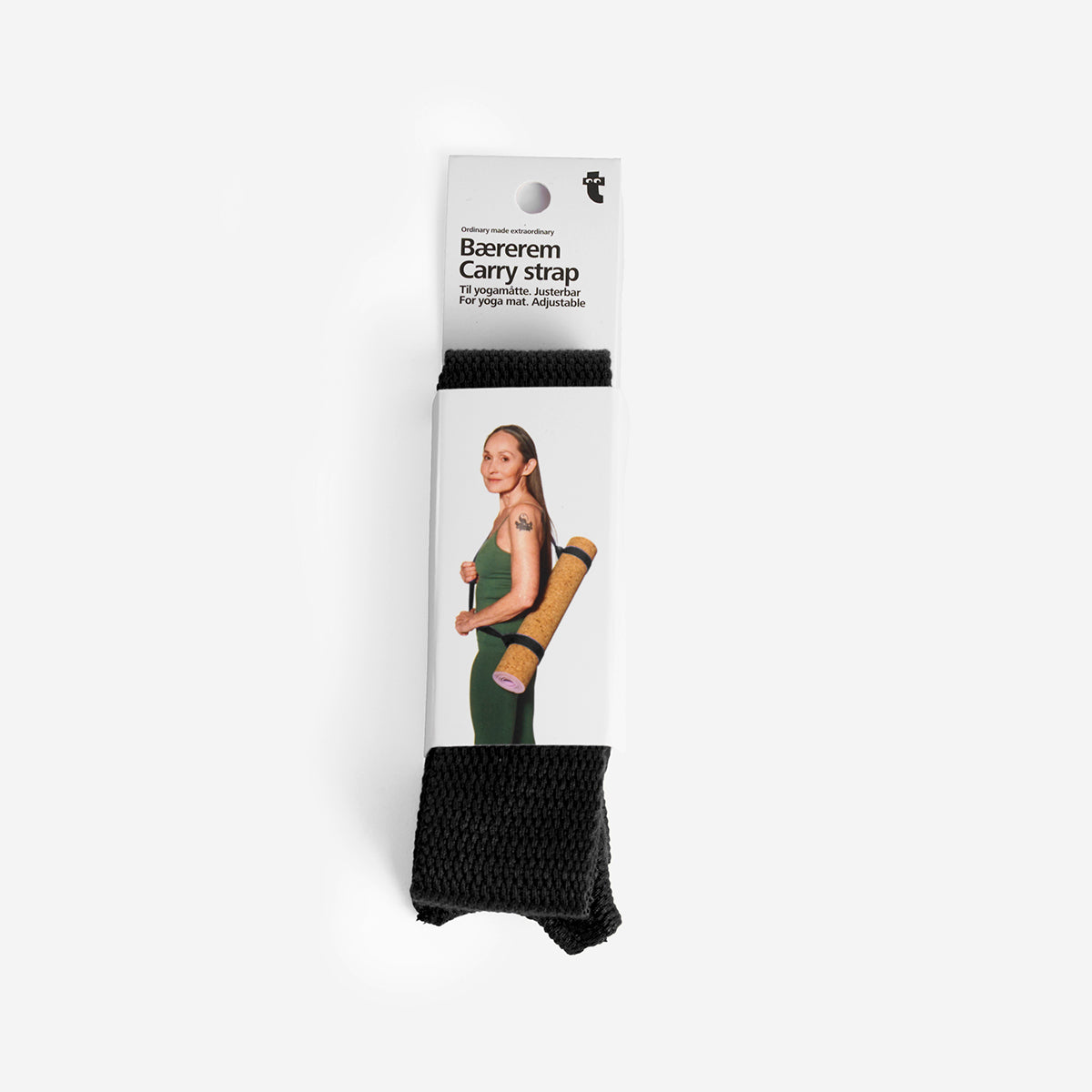 Yoga Matı Taşıma İpi Siyah