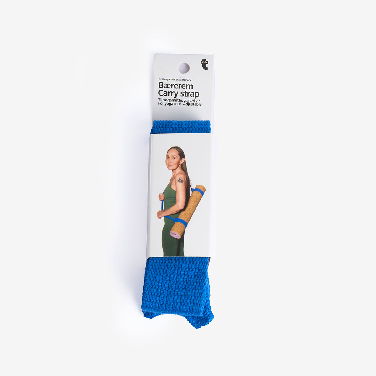 Yoga Matı Taşıma İpi Mavi
