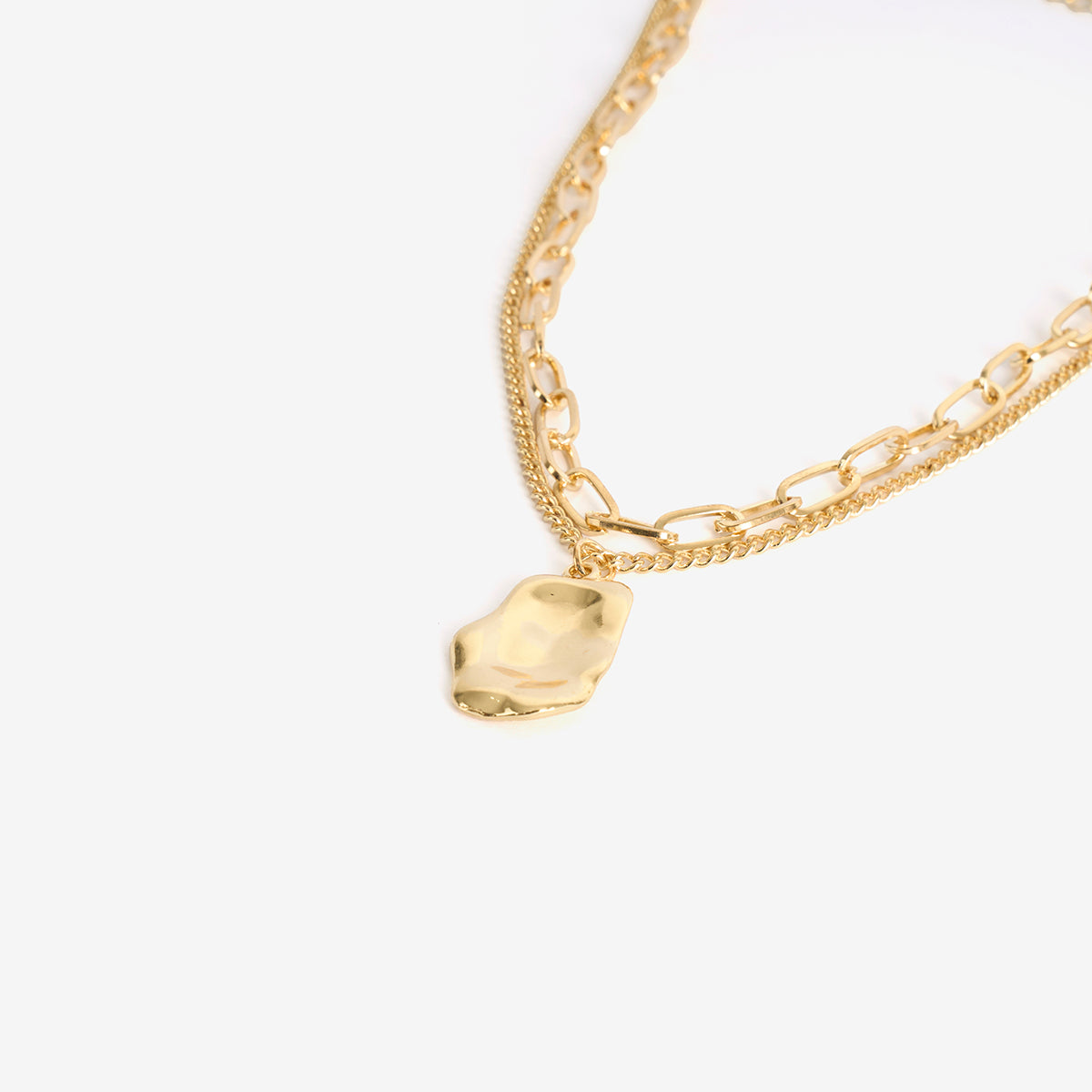 Büyük Gold Zincir Kolye