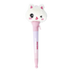 Peluş Kedi Detaylı Mor Tükenmez Kalem