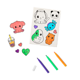 Boya Kalemli Sticker Boyama Kiti