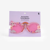 Pembe Unicorn Detaylı Parti Gözlüğü