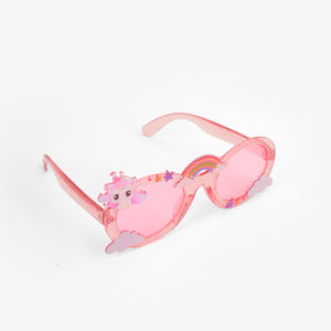 Pembe Unicorn Detaylı Parti Gözlüğü