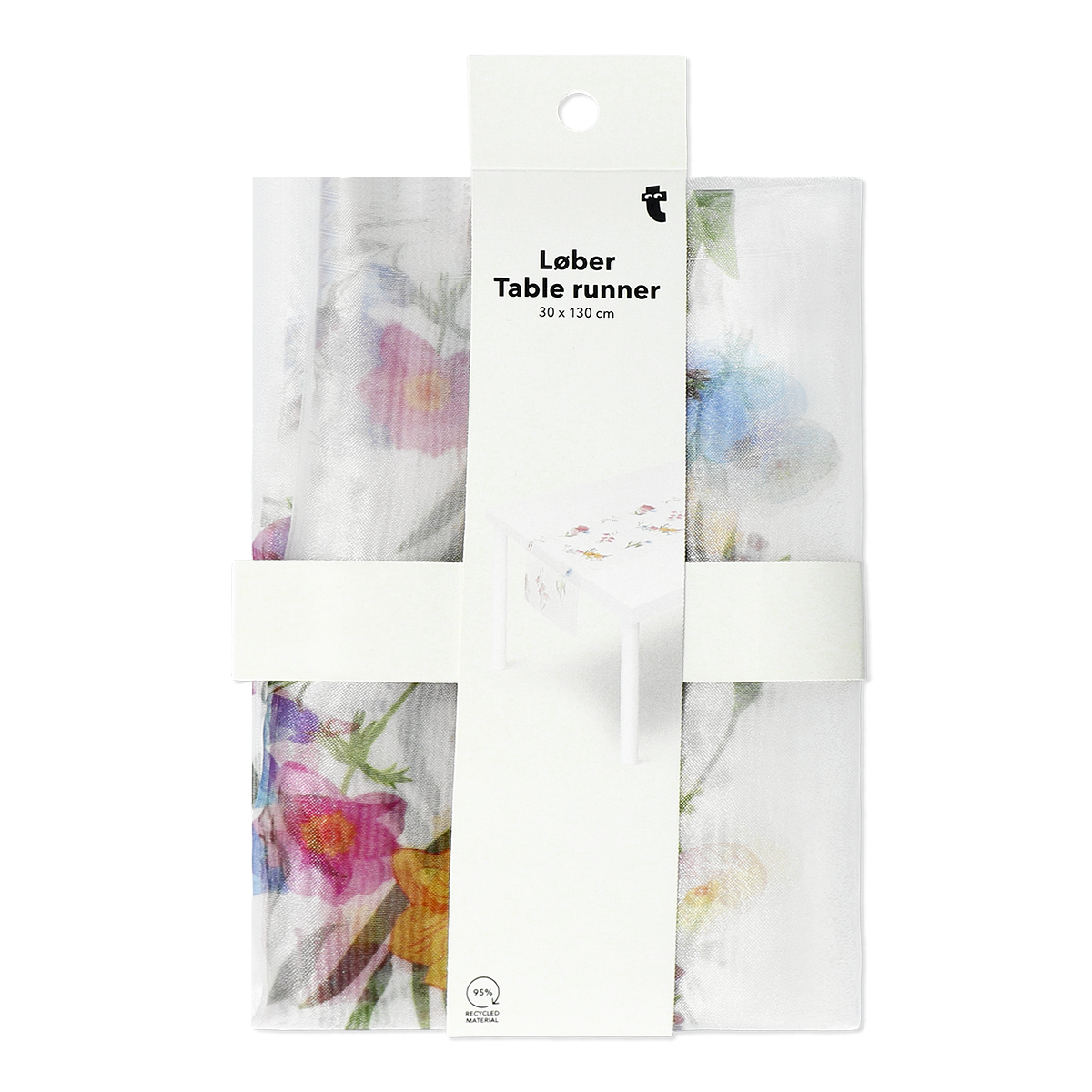 TABLE RUNNER SPRING FLOWERs 30*130cm
