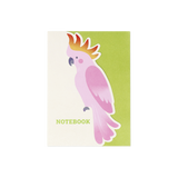 Pembe Papağan Desenli Defter