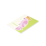 Pembe Papağan Desenli Defter