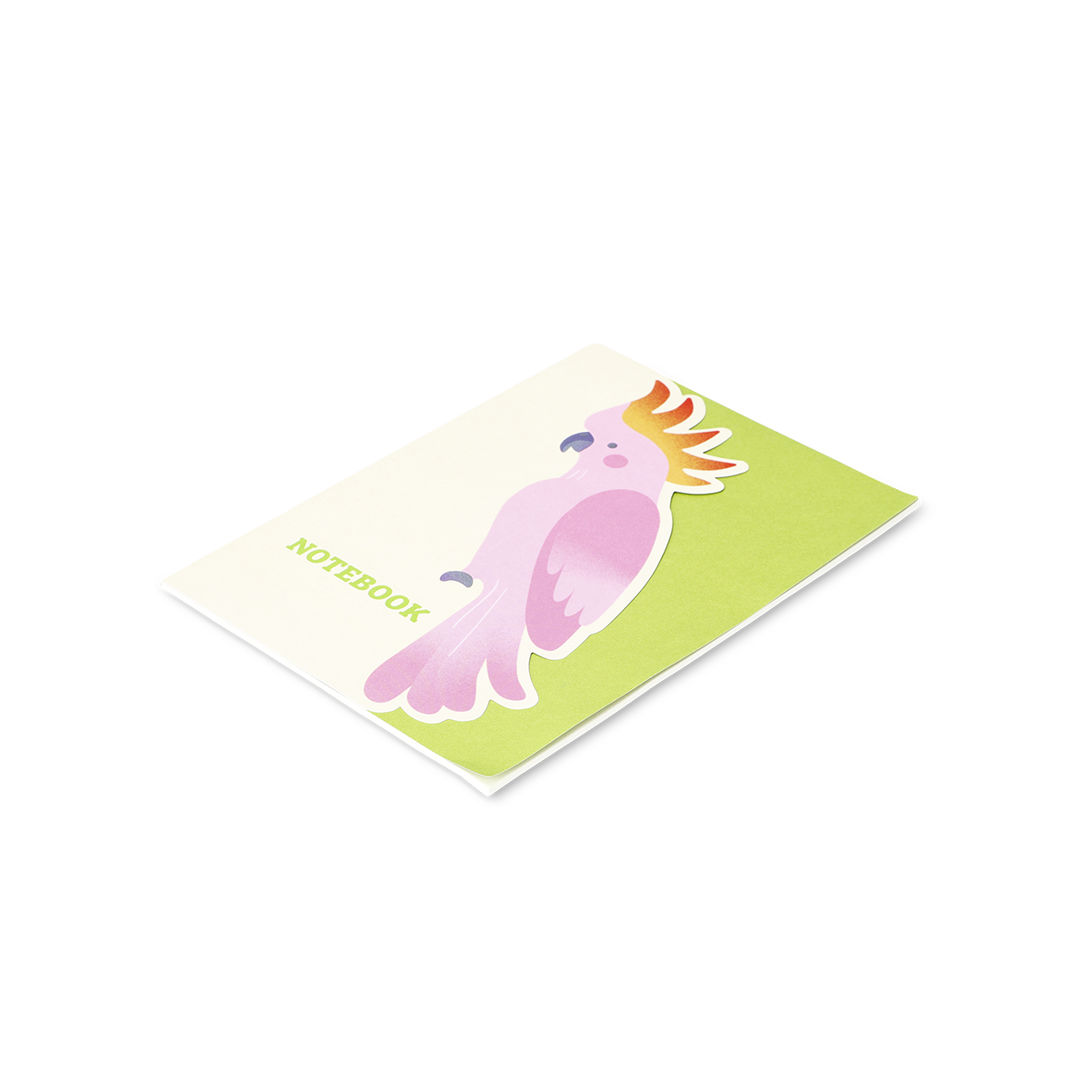 Pembe Papağan Desenli Defter