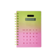 Hesap Makineli Spiralli Pembe Defter