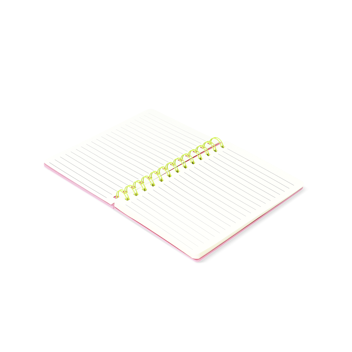 Hesap Makineli Spiralli Pembe Defter