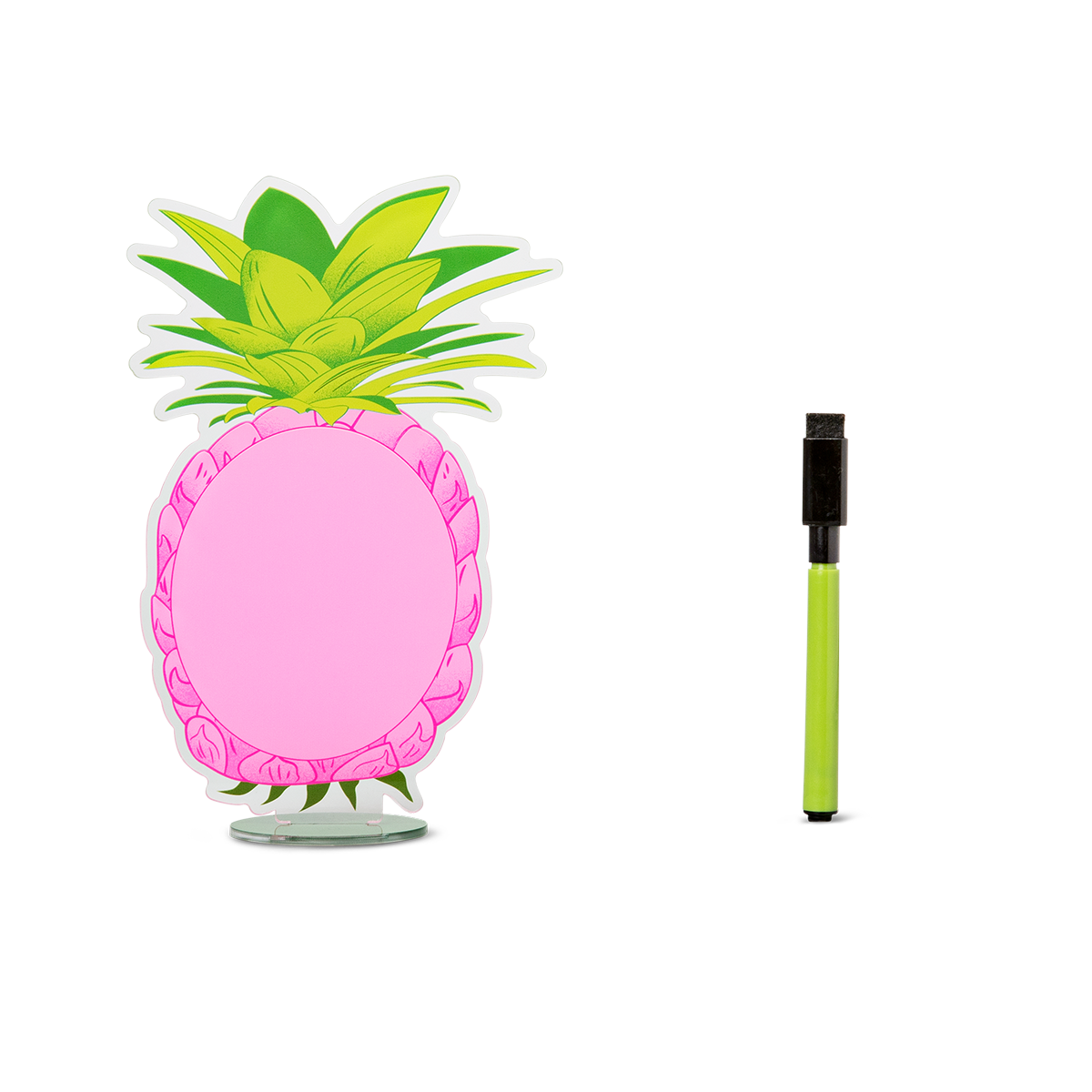 Pembe Ananas Şeklinde Masaüstü Tahtası