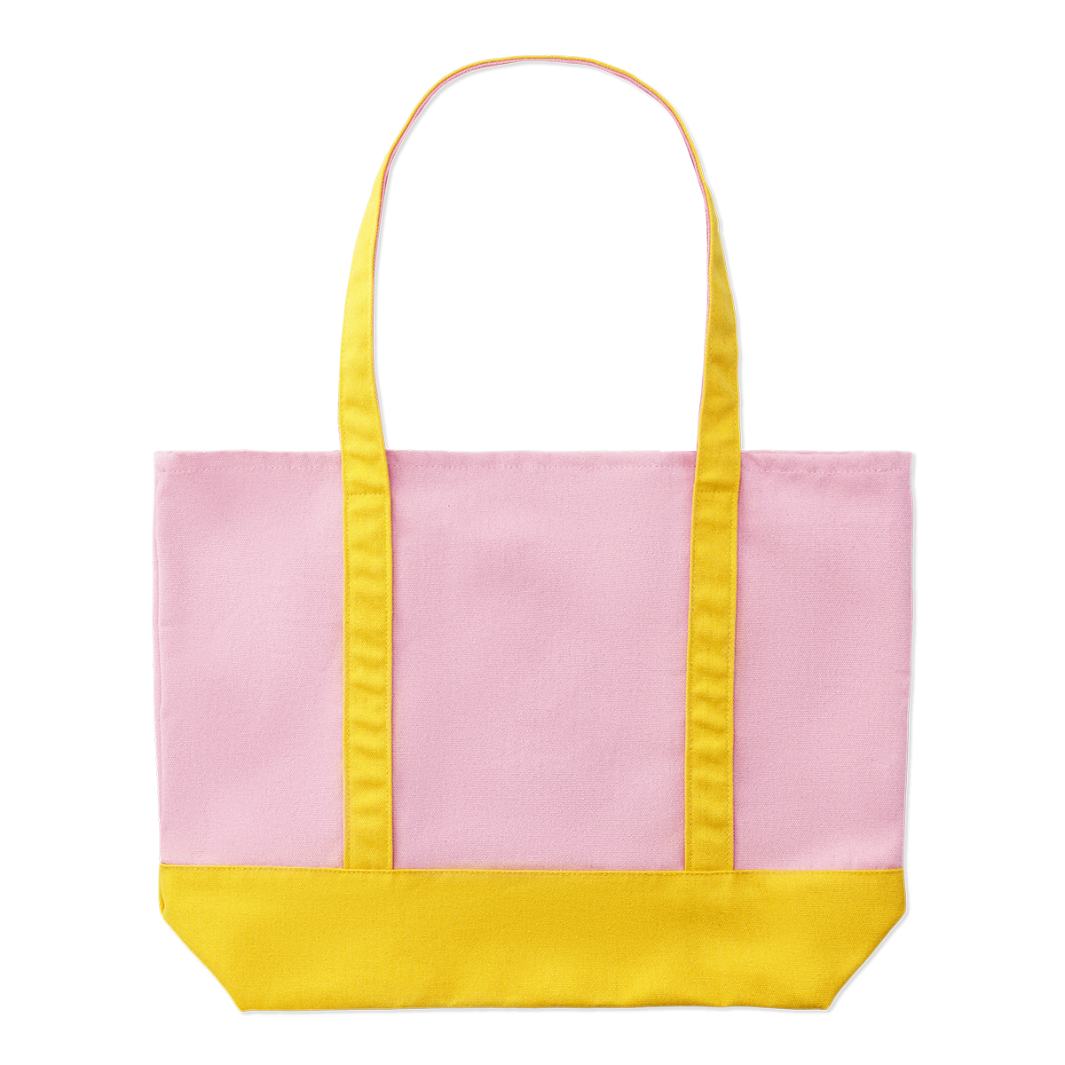 Pembe Sarı Bez Çanta
