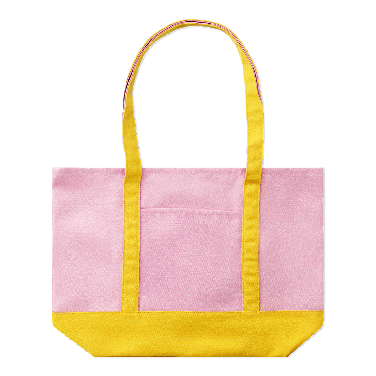 Pembe Sarı Bez Çanta