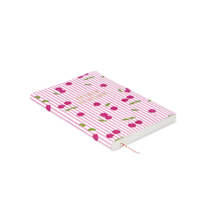 Kiraz Desenli Pembe Bullet Planlayıcı A5