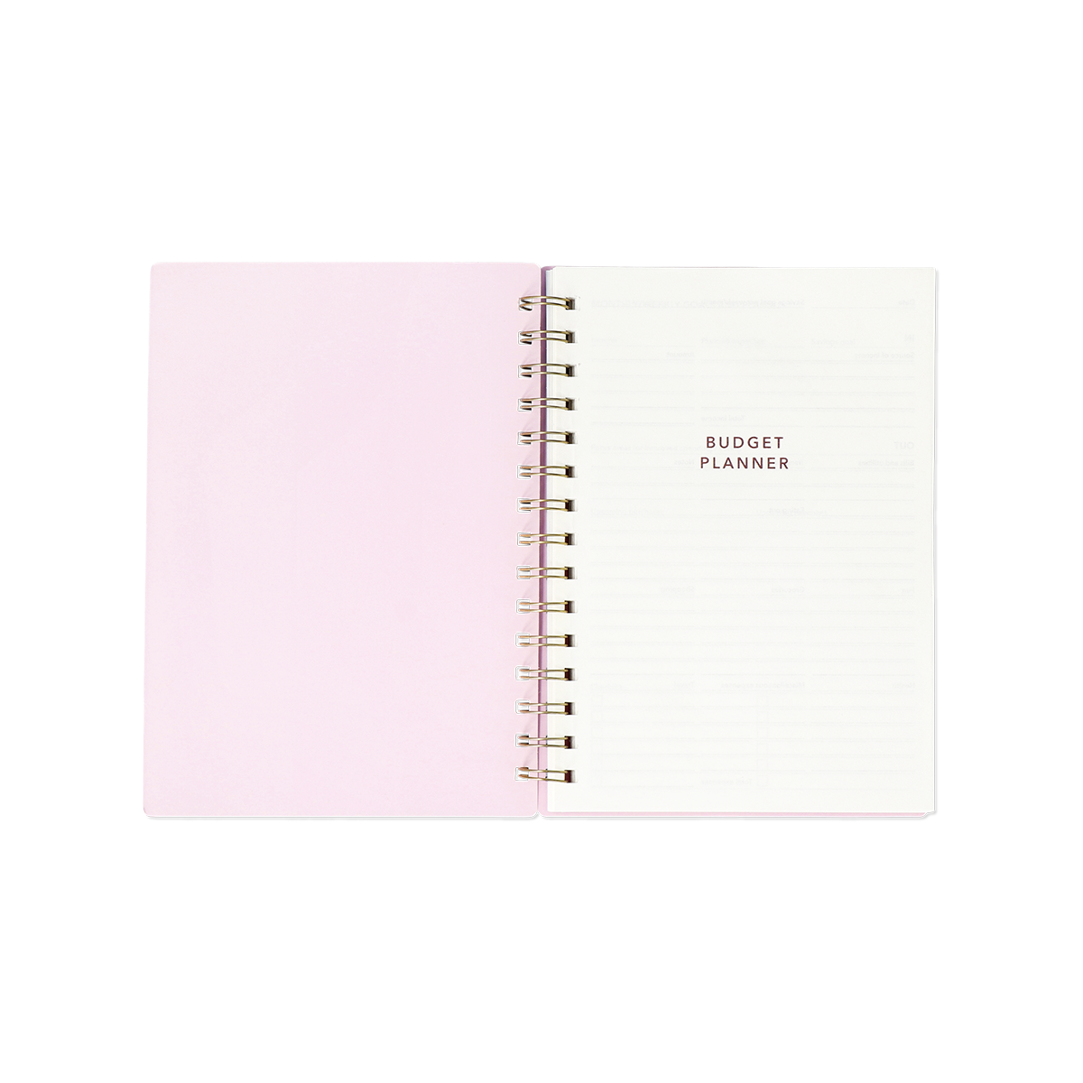 Pembe Stickerlı Bütçe Planlama Defteri A5