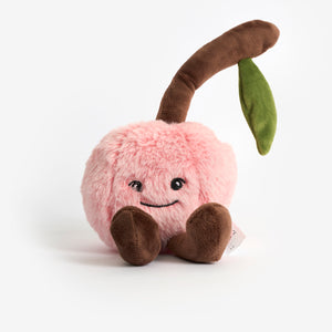 Pembe Kiraz Şeklinde Peluş Oyuncak