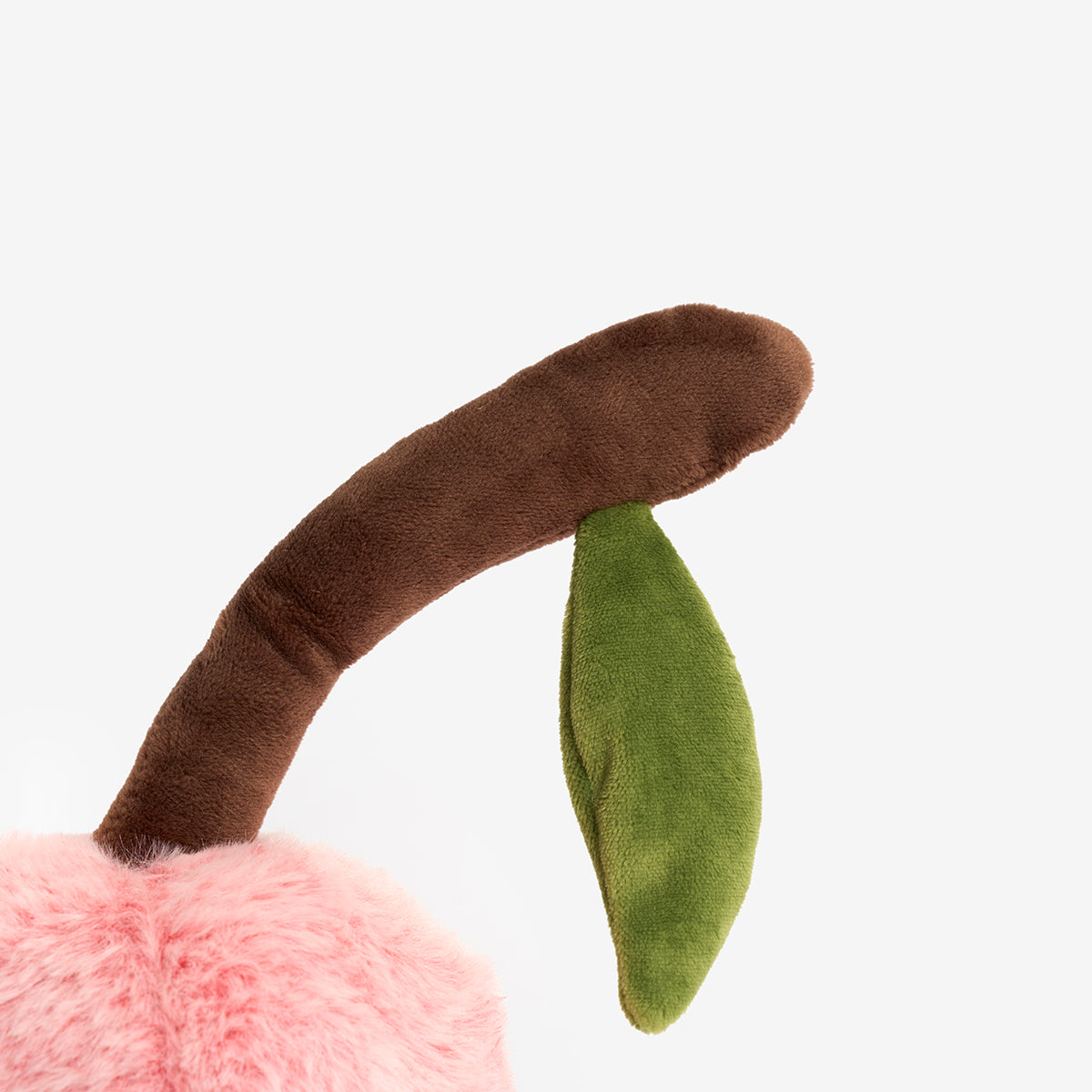 Pembe Kiraz Şeklinde Peluş Oyuncak
