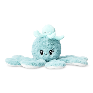 Yeşil Peluş Ahtapot ve Yavrusu