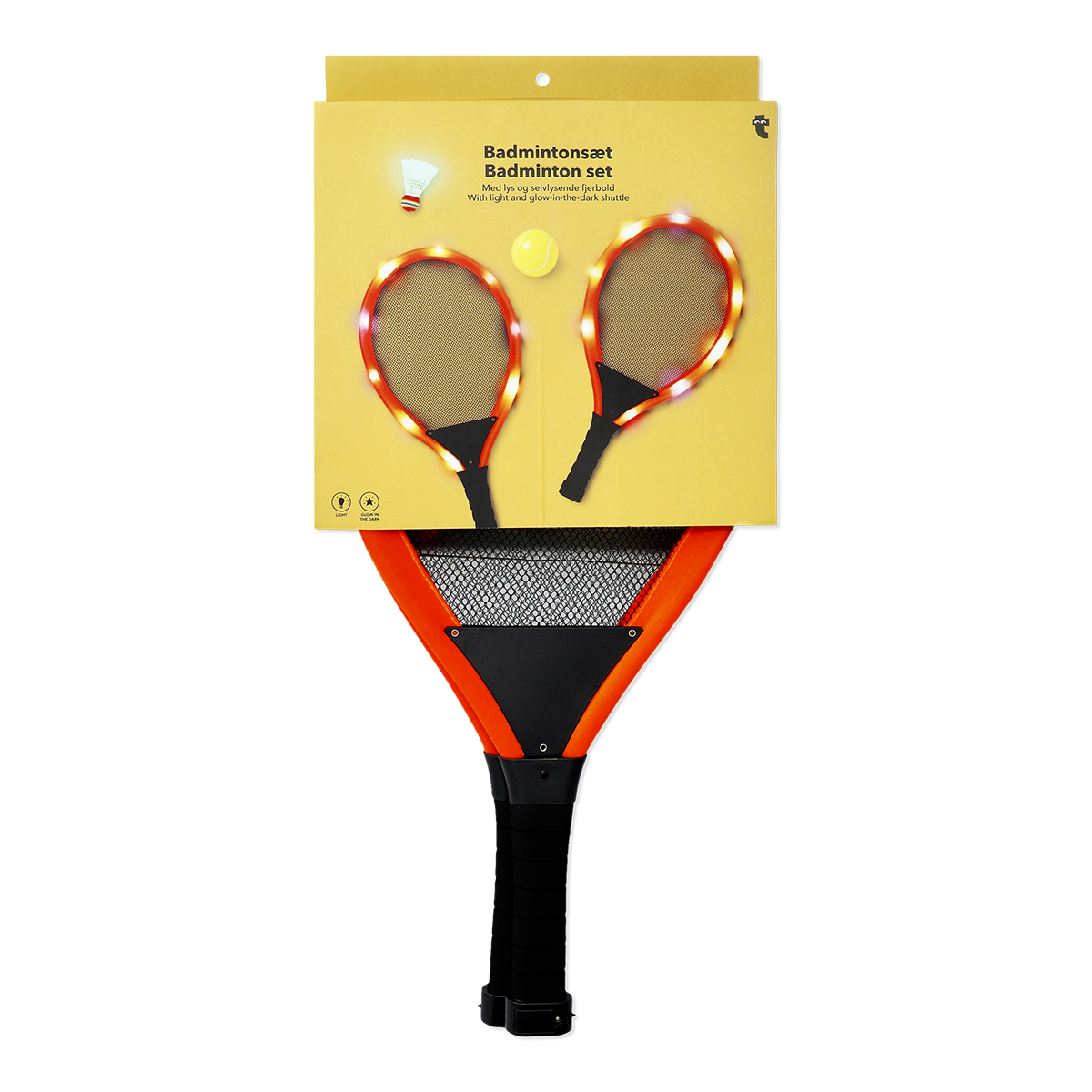 BADMINTON SET W. LED LIGHT
