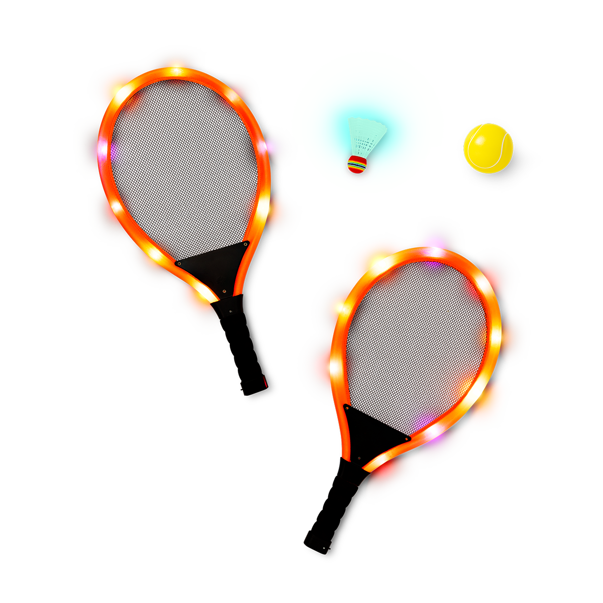 BADMINTON SET W. LED LIGHT