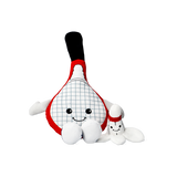 Beyaz Badminton Peluş Oyuncak