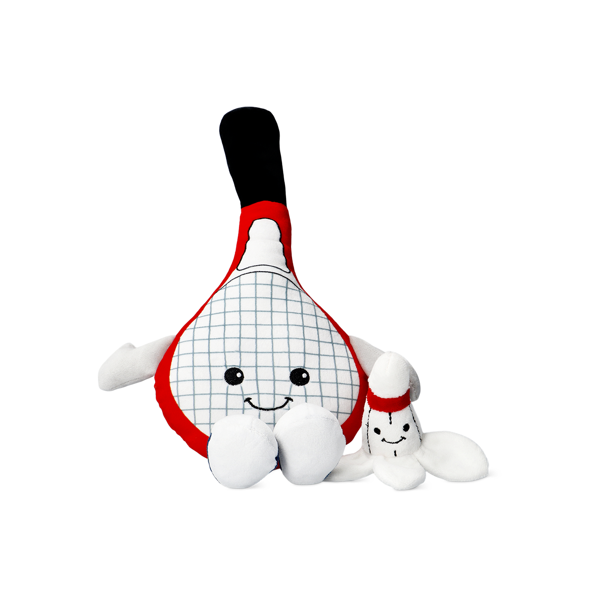Beyaz Badminton Peluş Oyuncak