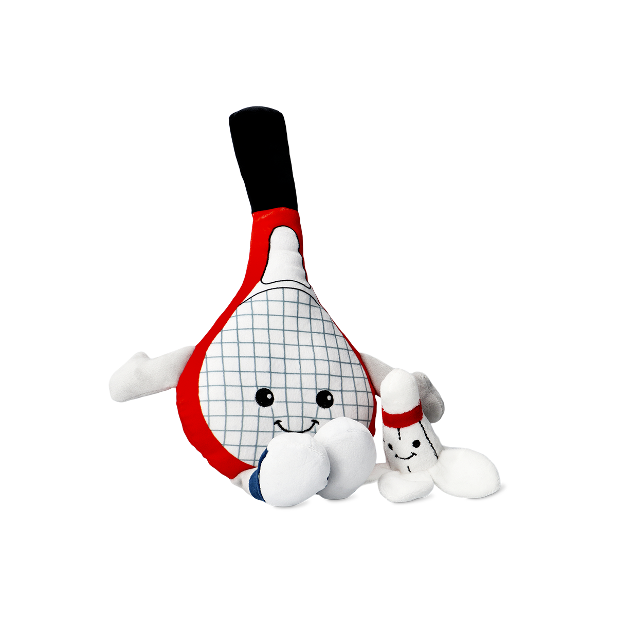 Beyaz Badminton Peluş Oyuncak