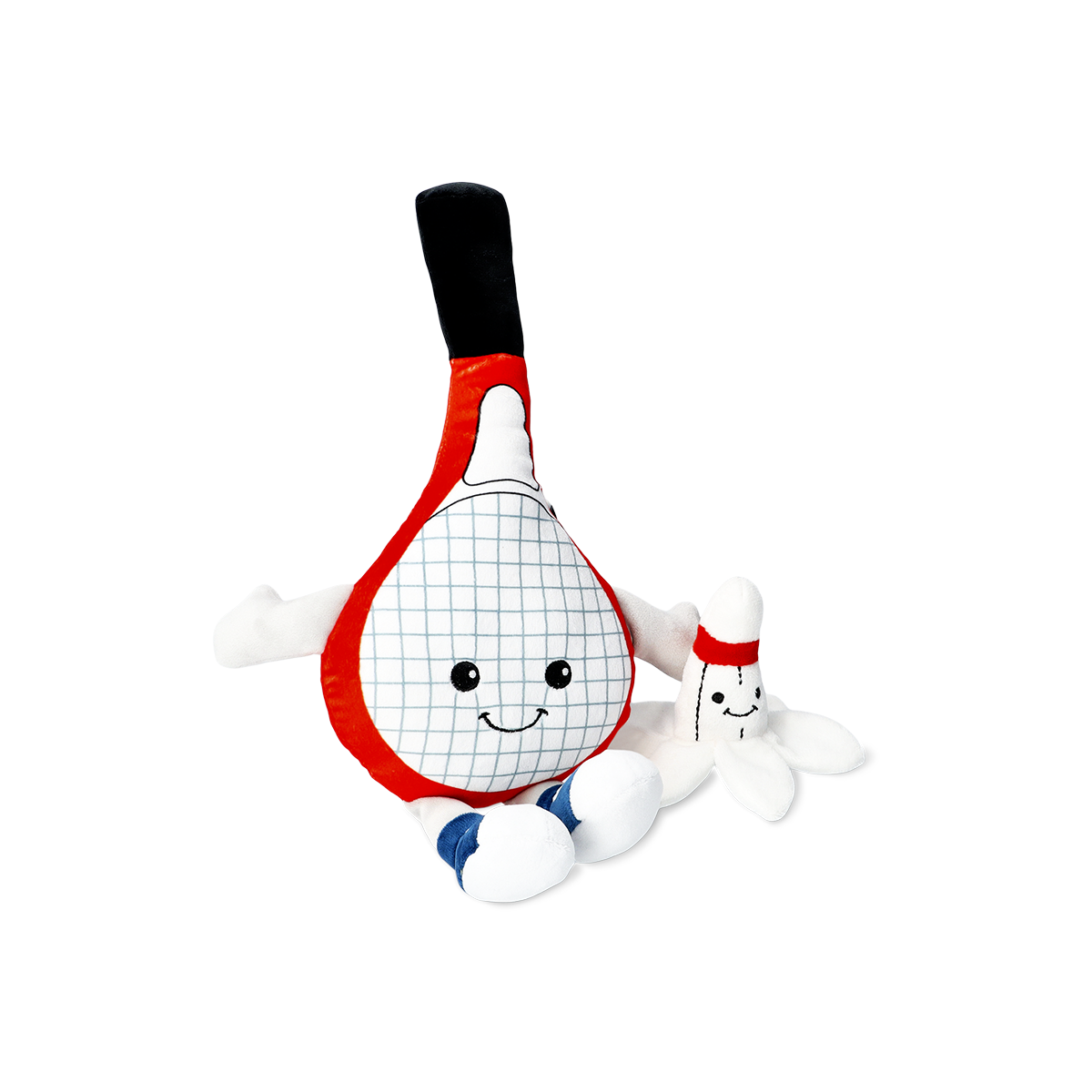 Beyaz Badminton Peluş Oyuncak