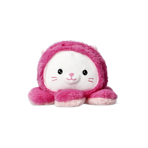 Pembe Peluş Ahtapot Kılığında Kedi