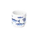 Balık Desenli Beyaz Tealight Mumluk