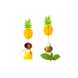 8'li Sarı Ananas Şeklinde Kürdan