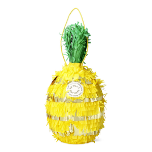Sarı Ananas Şeklinde İçi Doldurulabilen Parti Süsü
