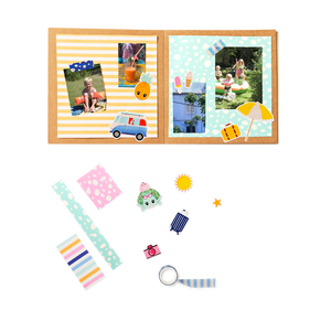 Seyahat Boy Taşınabilir Stickerlı El İşi Kitabı