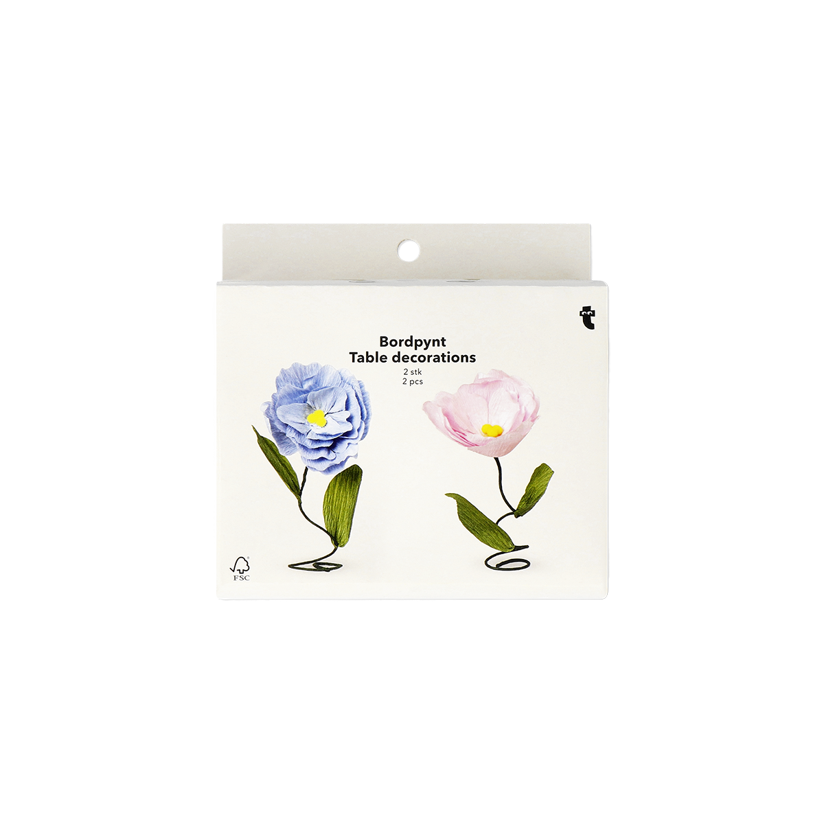 TABLE DECORATION SUMMER FLOWER 2PC