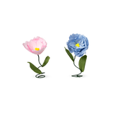TABLE DECORATION SUMMER FLOWER 2PC
